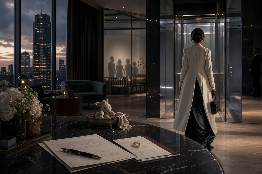 Barren Heiress Returns With Quadruplet - Billionaire Books story mood artwork