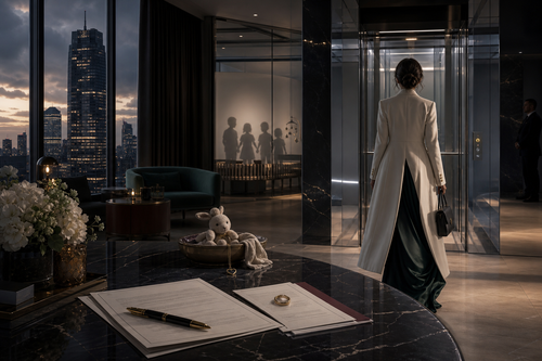 Barren Heiress Returns With Quadruplet - Billionaire Books story mood artwork