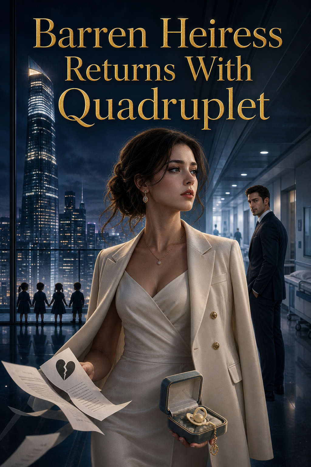 Barren Heiress Returns With Quadruplet ebook cover