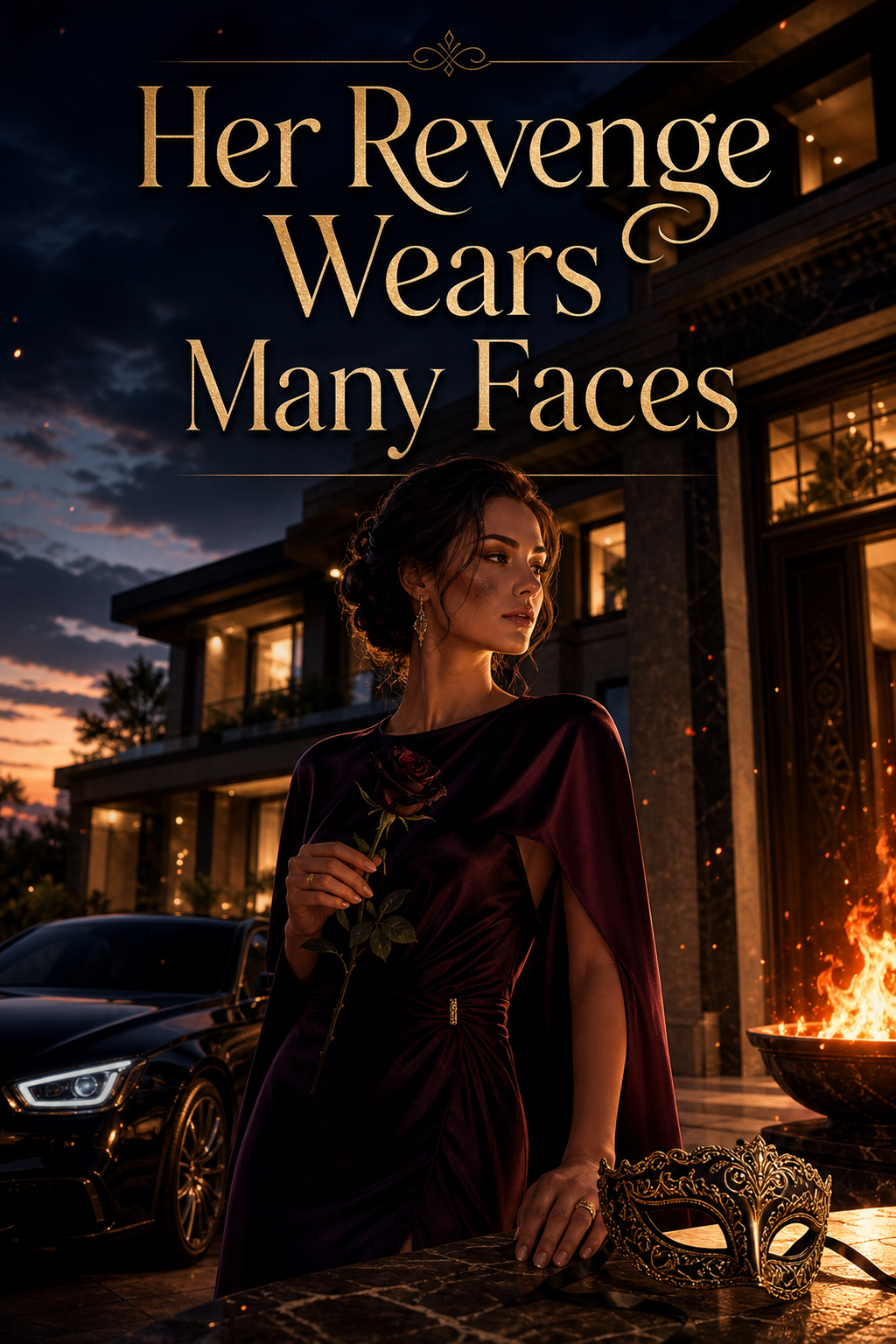 Her Revenge Wears Many Faces ebook cover
