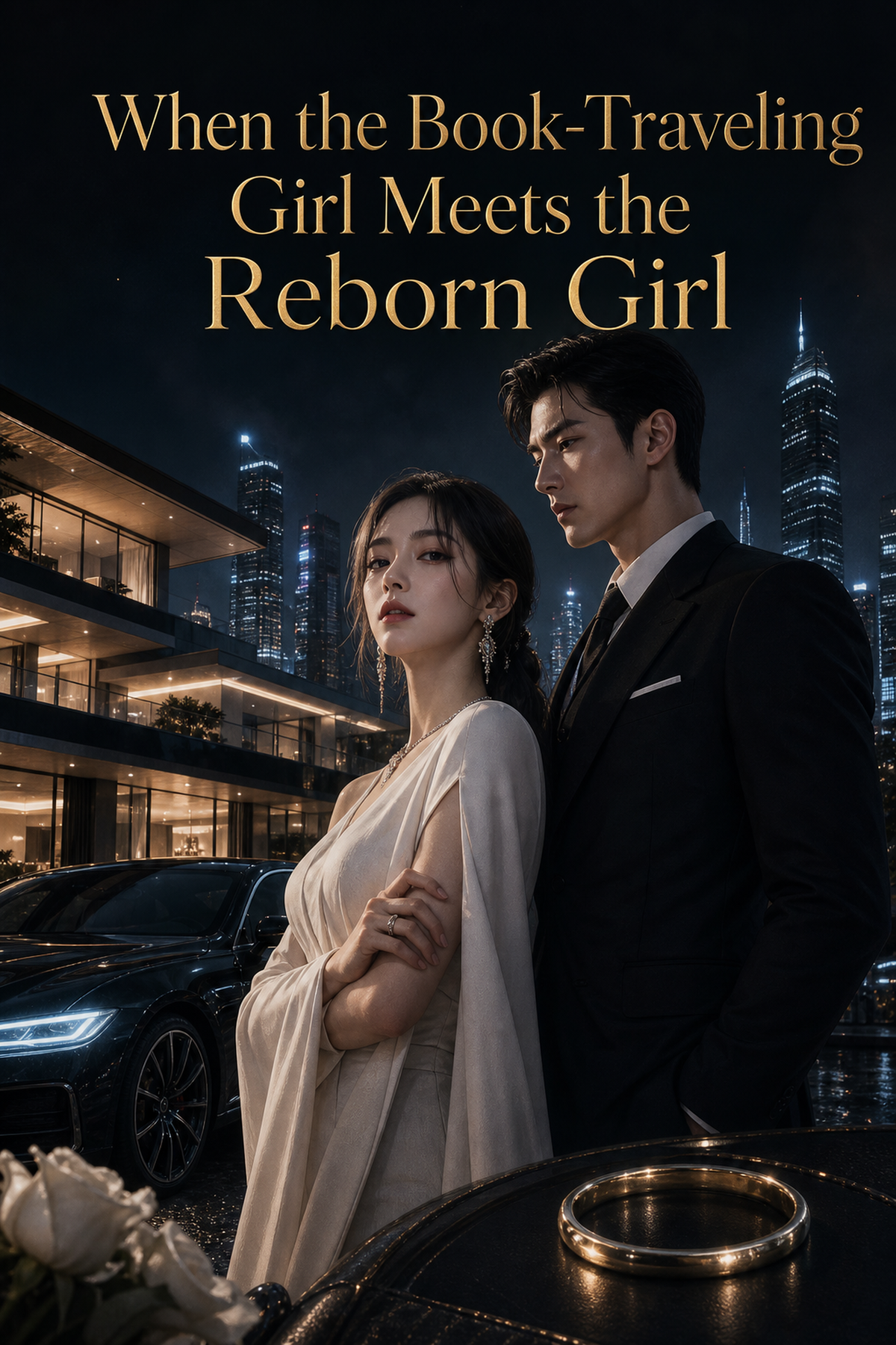 When the Book-Traveling Girl Meets the Reborn Girl ebook cover